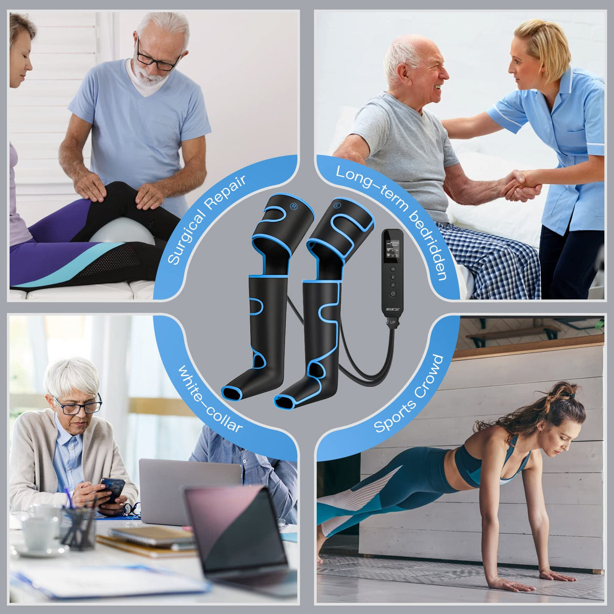 Leg Massager with Heat and Compression W893902