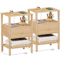 3 Tier Storage End Table Set 2 T979