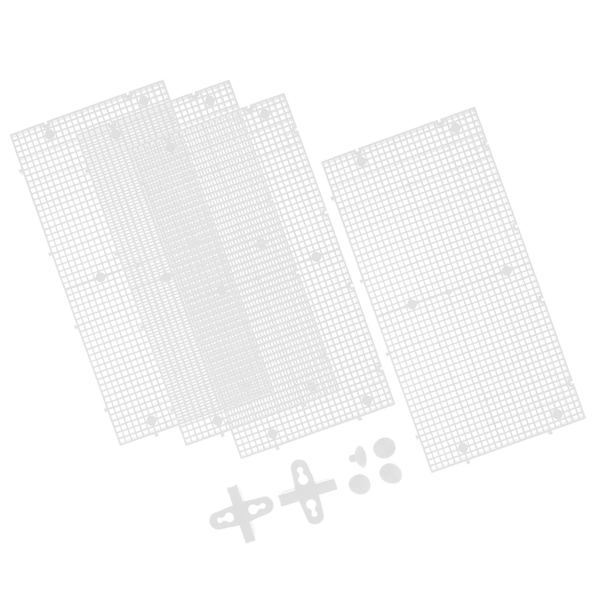 4pcs Cuttable Plastic Aquarium Tank Dividers with Suction Cups C647101