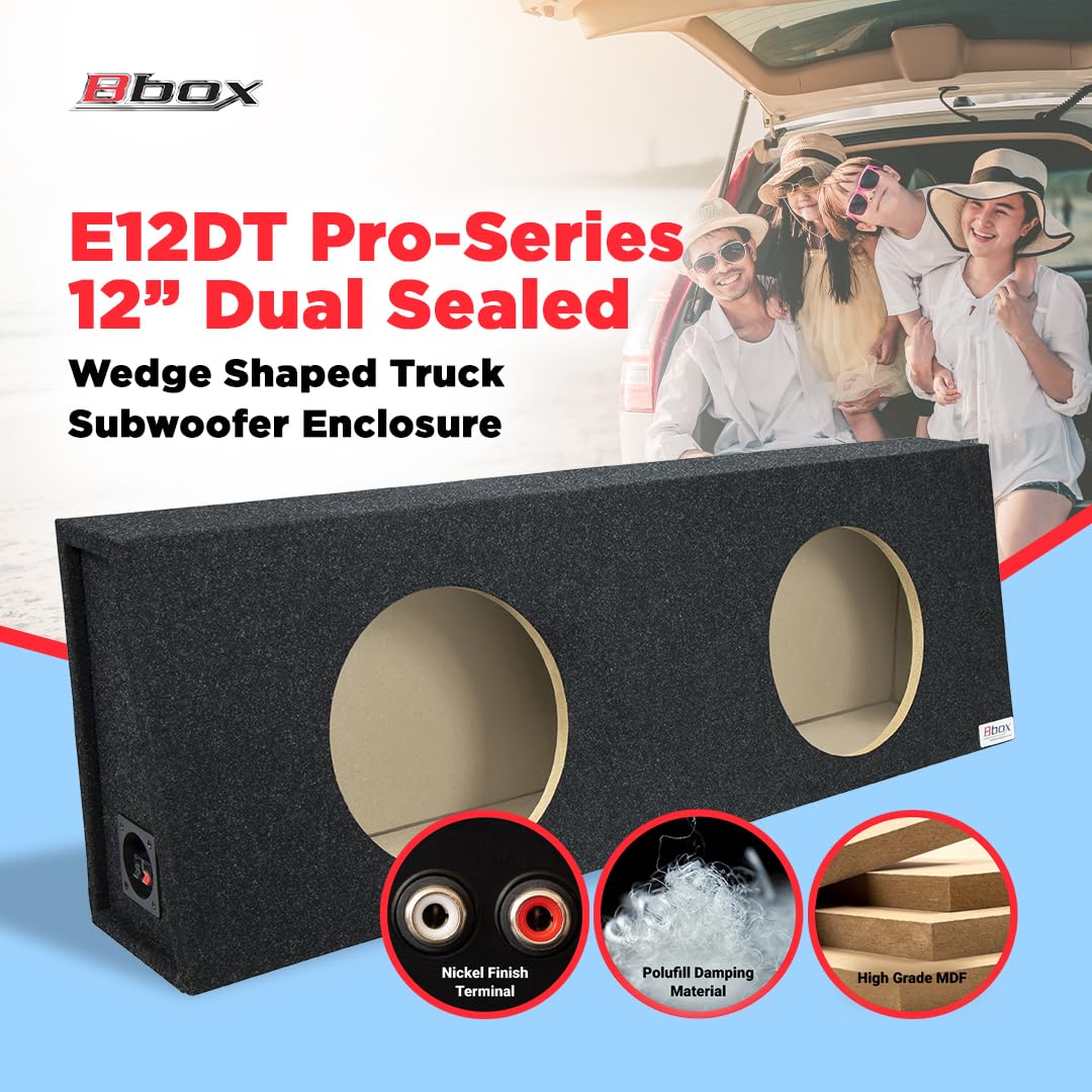 12 Inch Dual Sealed Subwoofer Enclosure P836