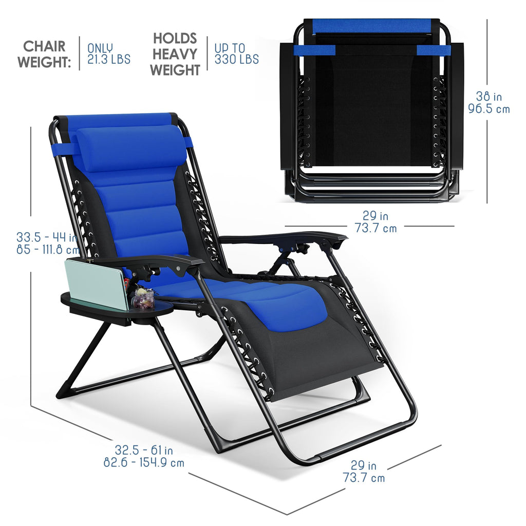 Oversized Zero Gravity Chair Set of 2 M640248