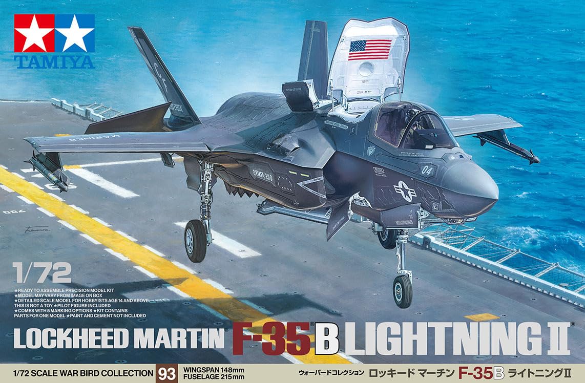 1:72 F-35B Lightning II Plastic Model Kit W7674