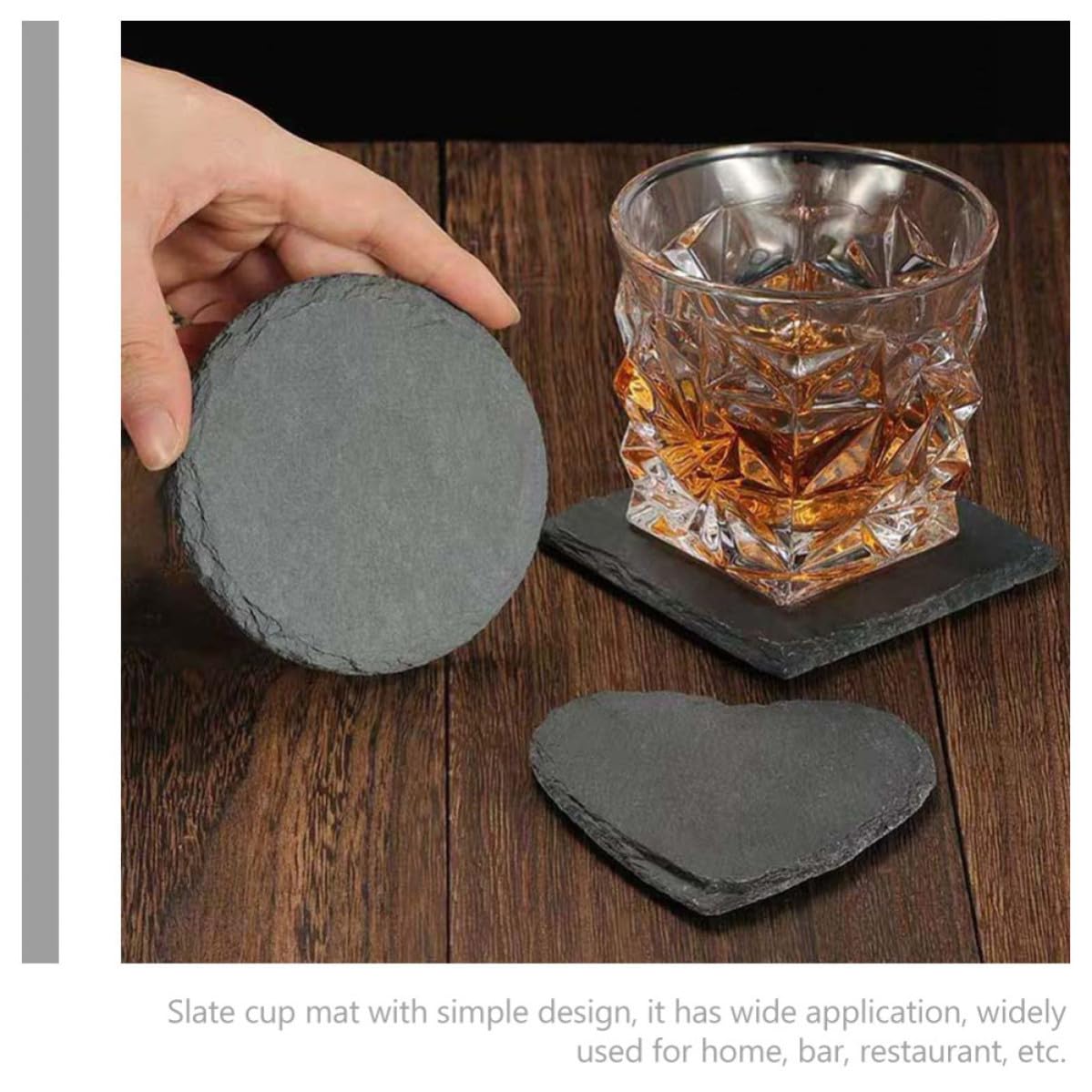 12pcs Natural Coasters P615059