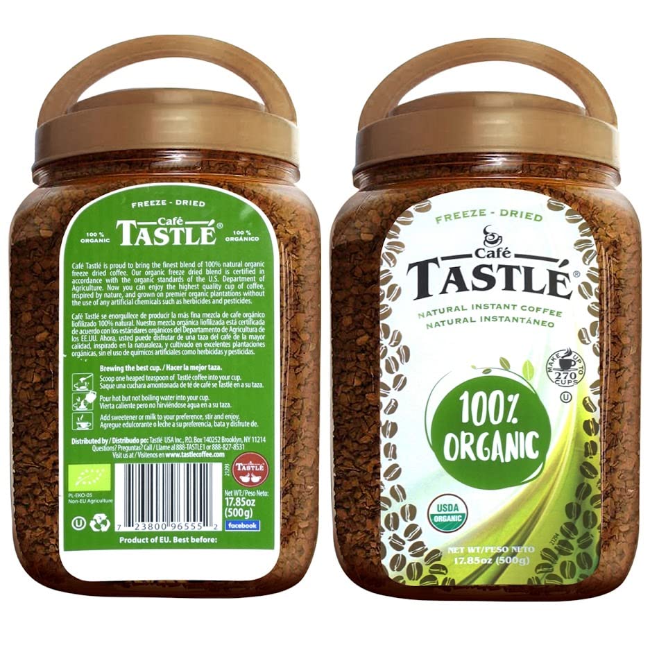 100% Organic Instant Coffee, 17.85 Ounce E278579