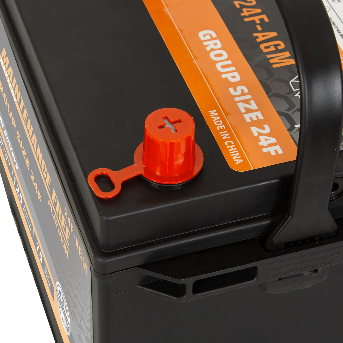 Group Size 24F AGM Automotive Battery 12V 70Ah 710 CCA G187