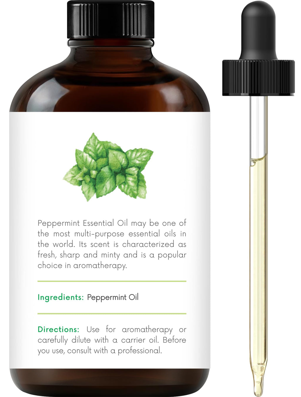 Lemon Peppermint Lavender Essential Oil Set 4 Fl. Oz C4071