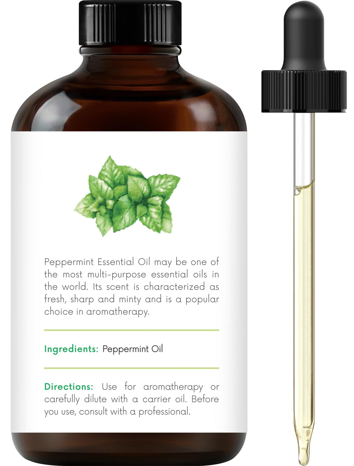 Lemon Peppermint Lavender Essential Oil Set 4 Fl. Oz C4071