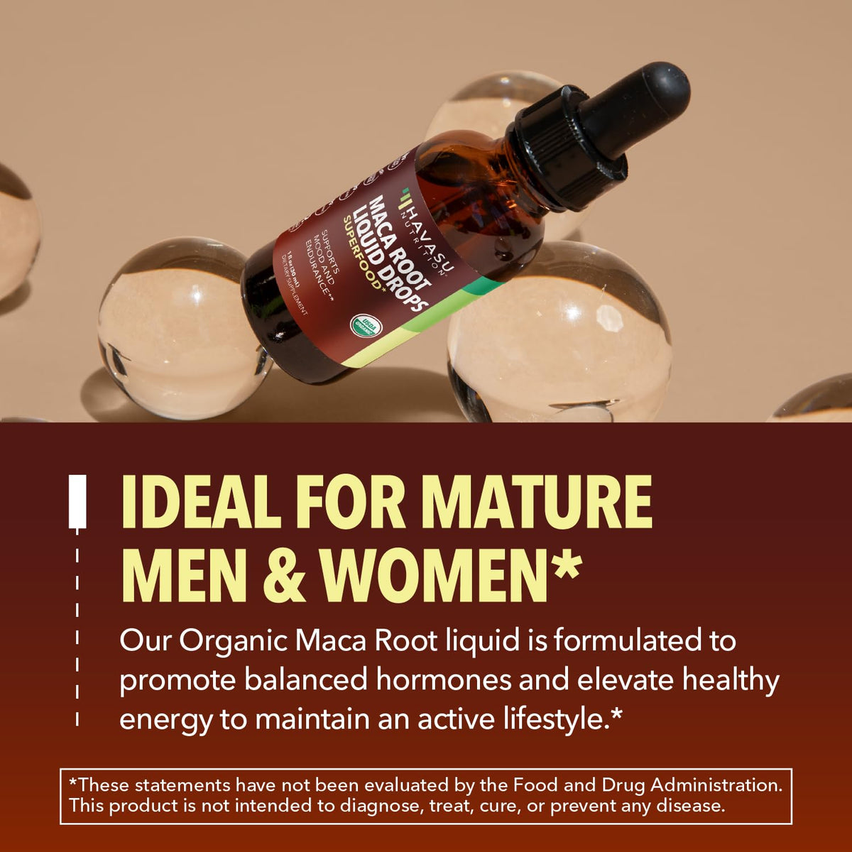 Organic Maca Root Liquid Drops & L Arginine L Citrulline Supplement Q55577