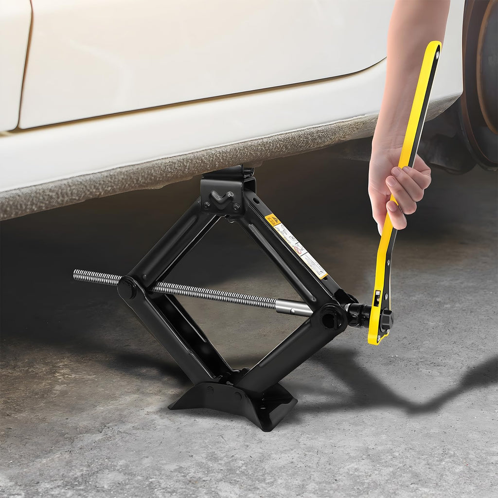 2 Ton Portable Scissor Jack with Lug Wrench V767167