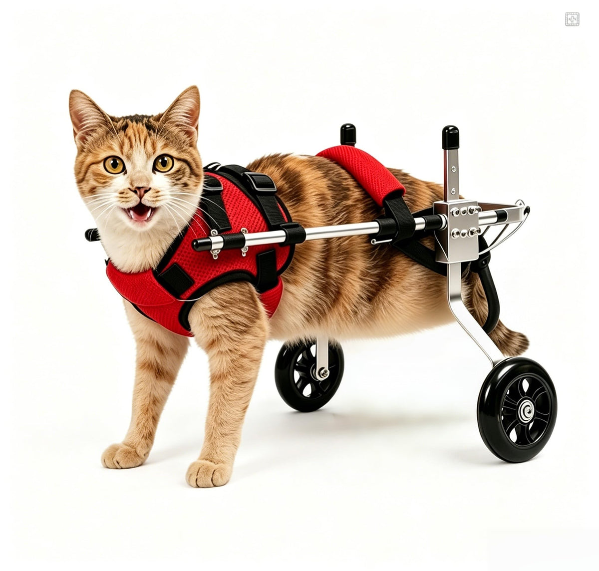 Adjustable 2 Wheels Pet Wheelchair D786