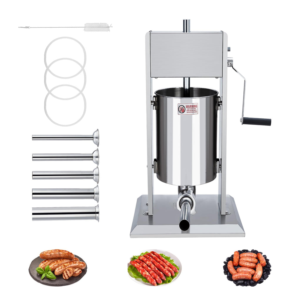 5L Stainless Steel Manual Sausage Stuffer V56946