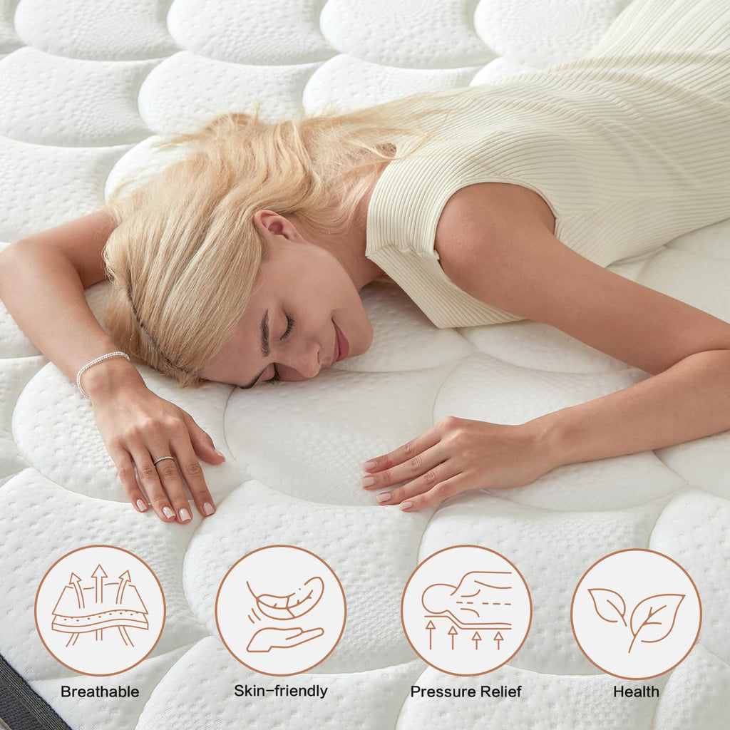 12 Inch Full Size Hybrid Mattress Q297