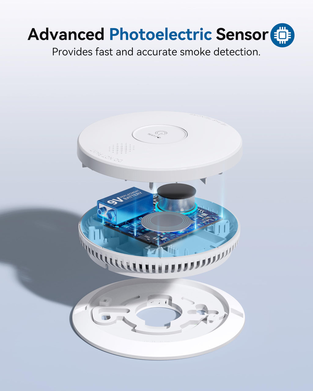 Smoke Detector Photoelectric Smoke Alarm K3363