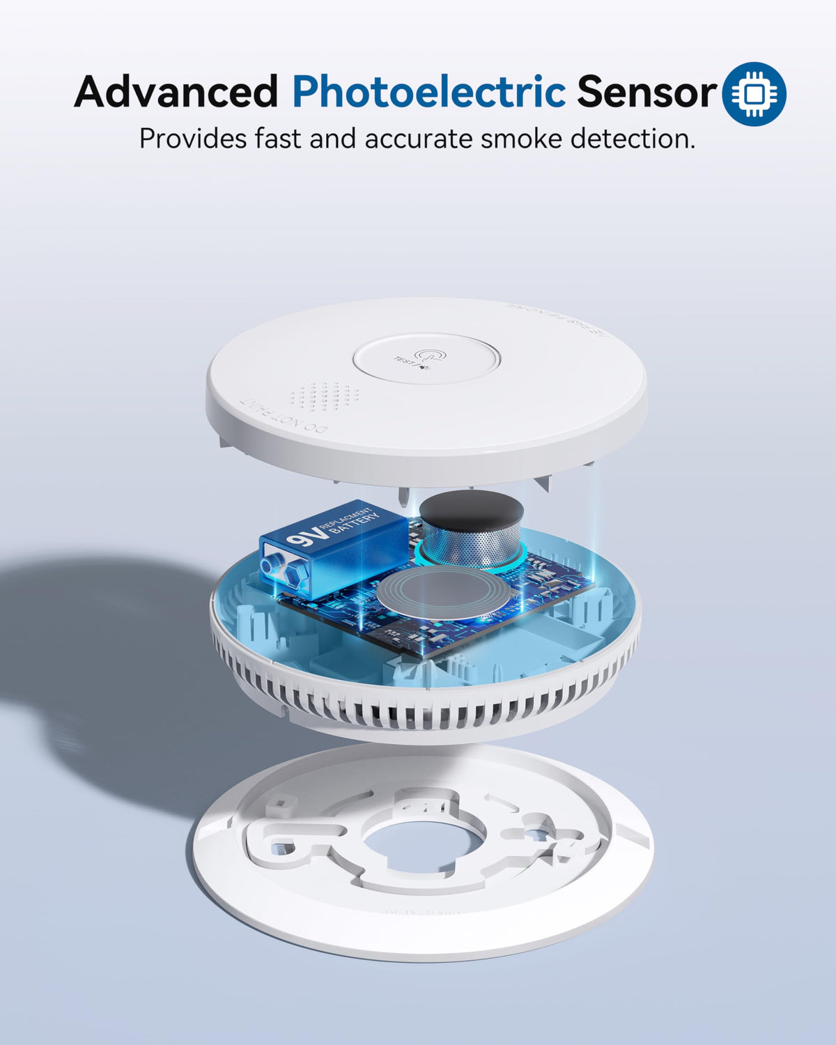 Smoke Detector Photoelectric Smoke Alarm K3363