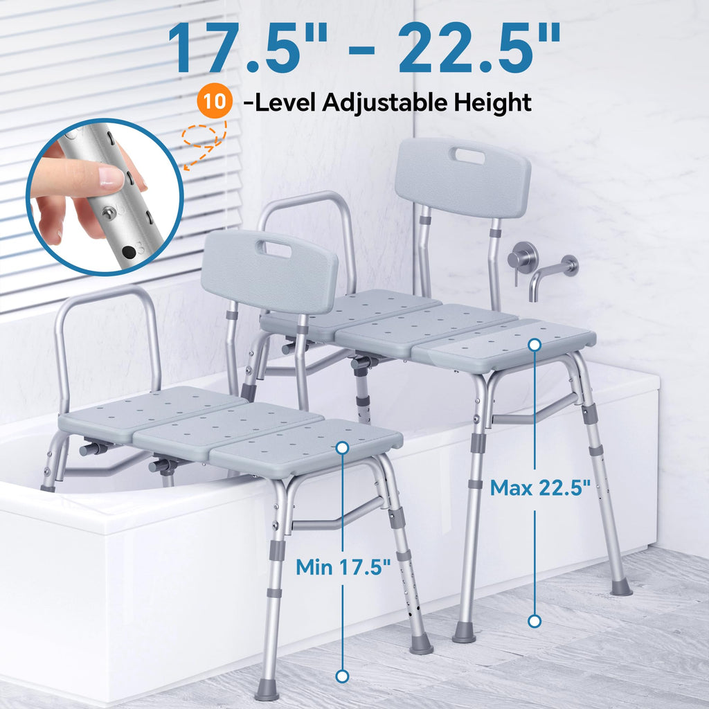 Tub Transfer Bench with Backrest J36383