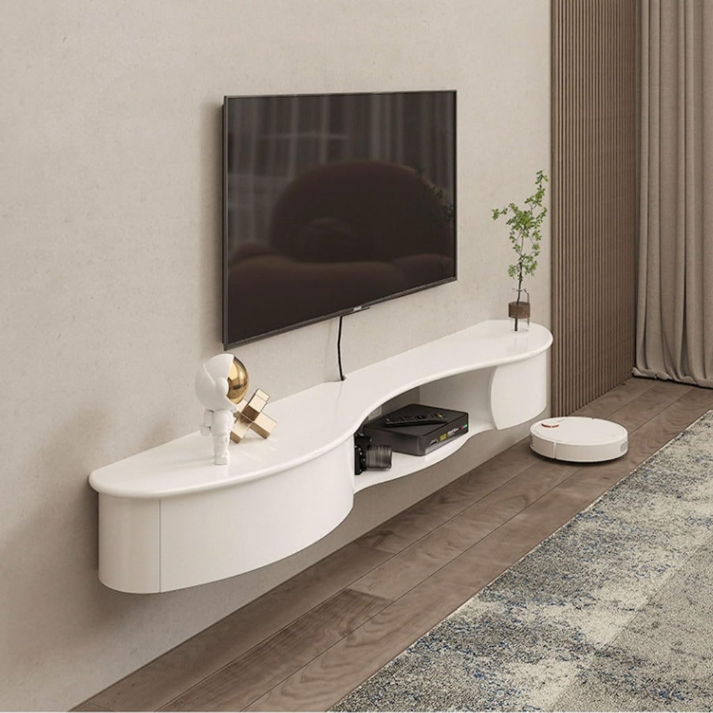 67'' Wall Mounted TV Stand with Drawers and Open Storage Shelf L1990