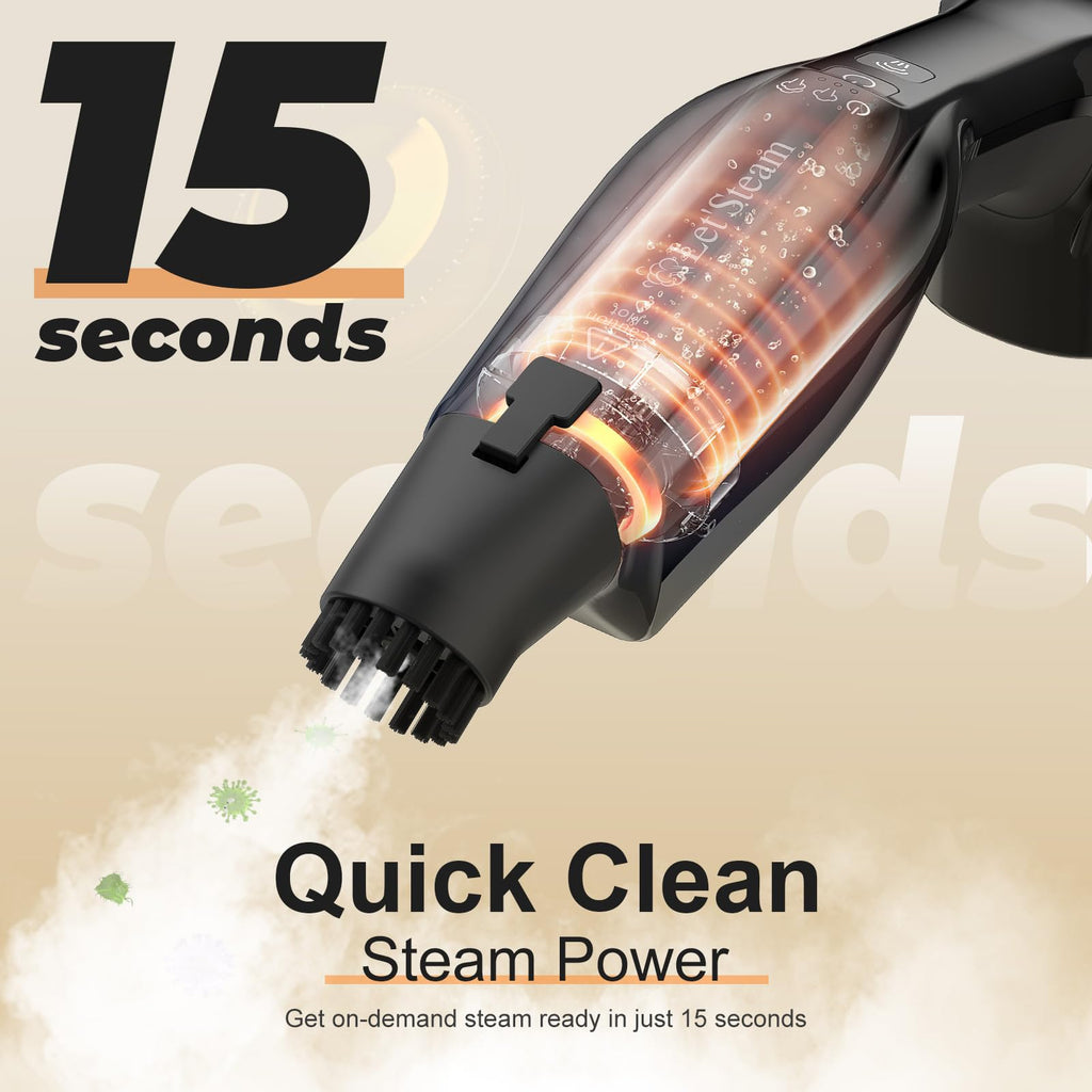 17 in 1 Steam Mop with Detachable Handheld Steam Cleaner O97390