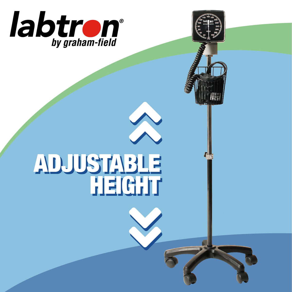 Mobile Blood Pressure Monitor with Rolling Stand G9561