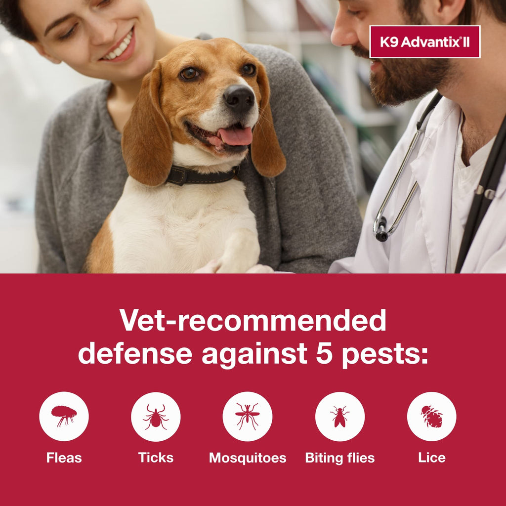 Flea, Tick & Mosquito Treatment & Prevention for Dogs 4-10 lbs M4676