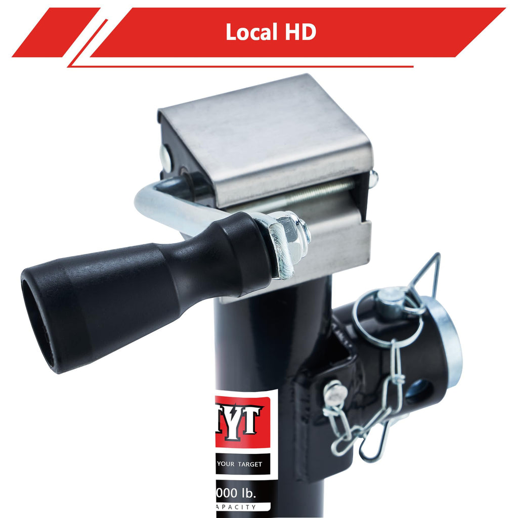 5000lbs Weld On Swivel Trailer Jack, 15" Vertical Travel L384