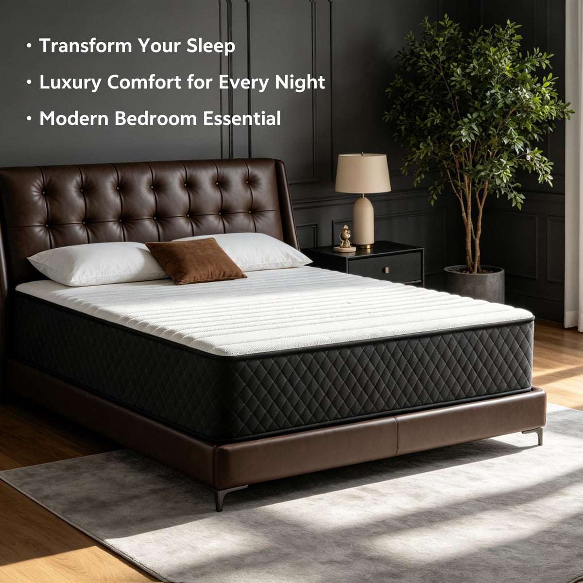 Full Size 12 Inch Hybrid Mattress B8017