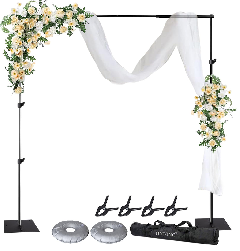Adjustable Photography Backdrop Stand Kit 10ft x 8.5ft with Clamps and Carrying Bag B4219
