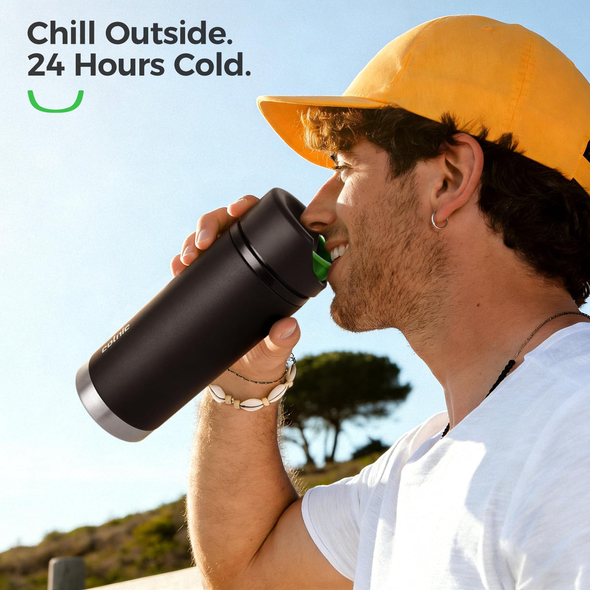 16 oz Insulated Stainless Steel Travel Coffee Mug with Lid K165