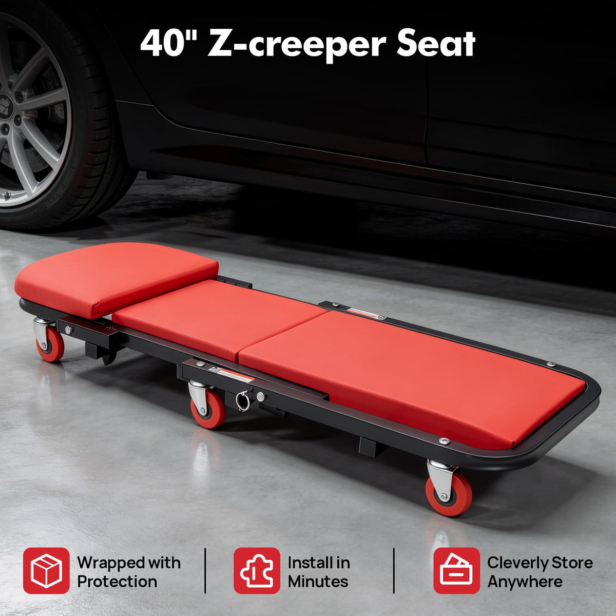 Heavy Duty 2 in 1 Z Creeper Seat R677