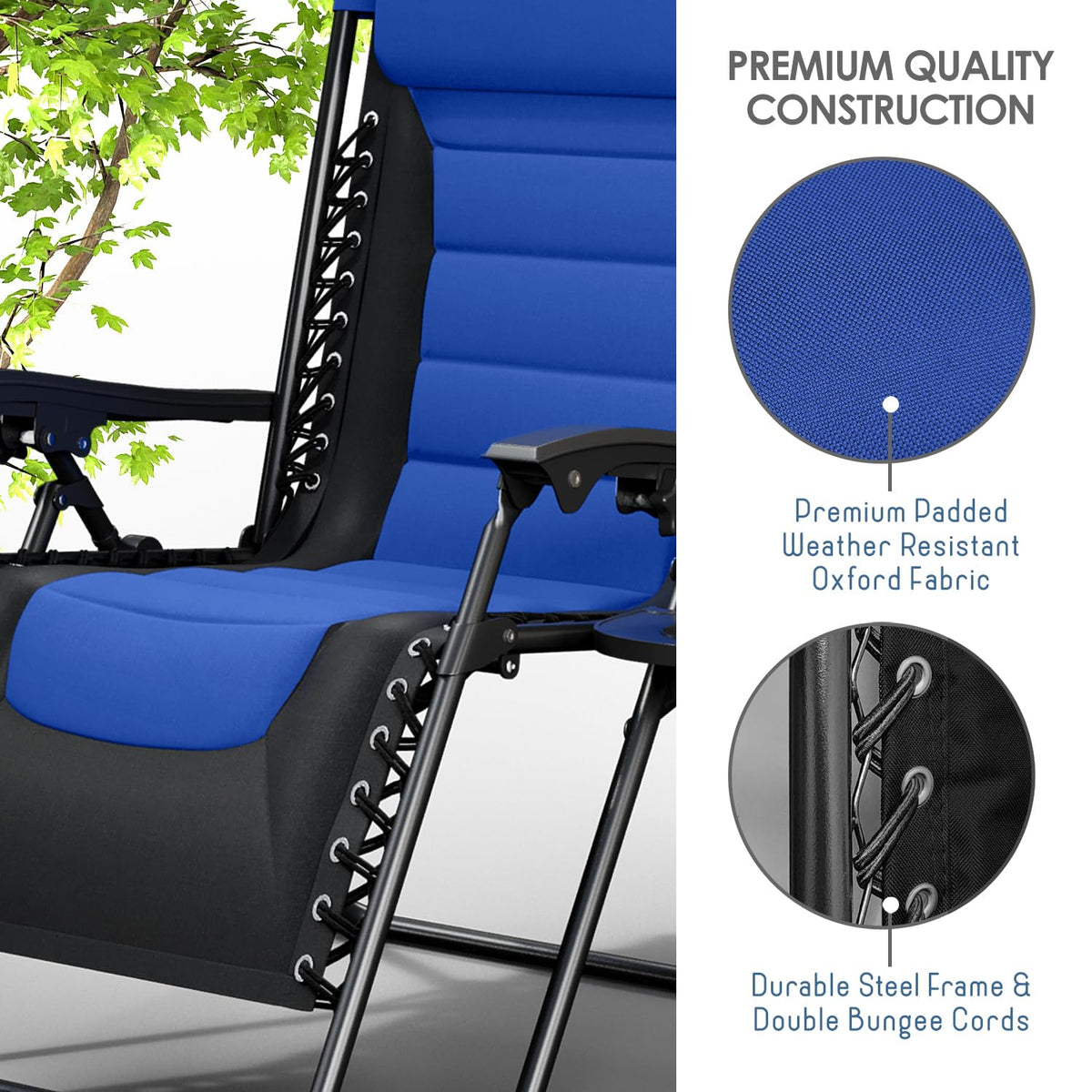 Oversized Zero Gravity Chair Set of 2 M640248