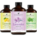Lemon Peppermint Lavender Essential Oil Set 4 Fl. Oz C4071