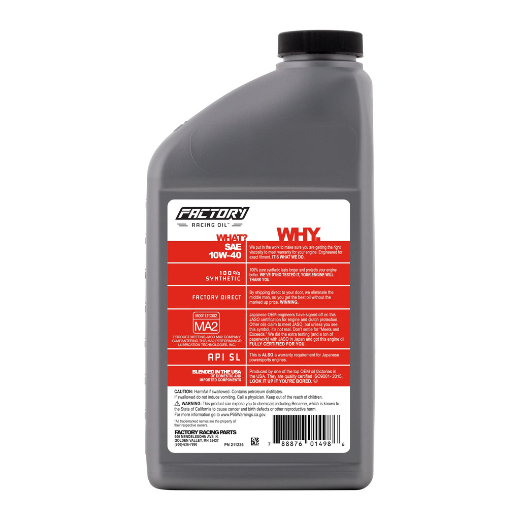 Oil Change Kit compatible with Kawasaki Motorcycles C11021