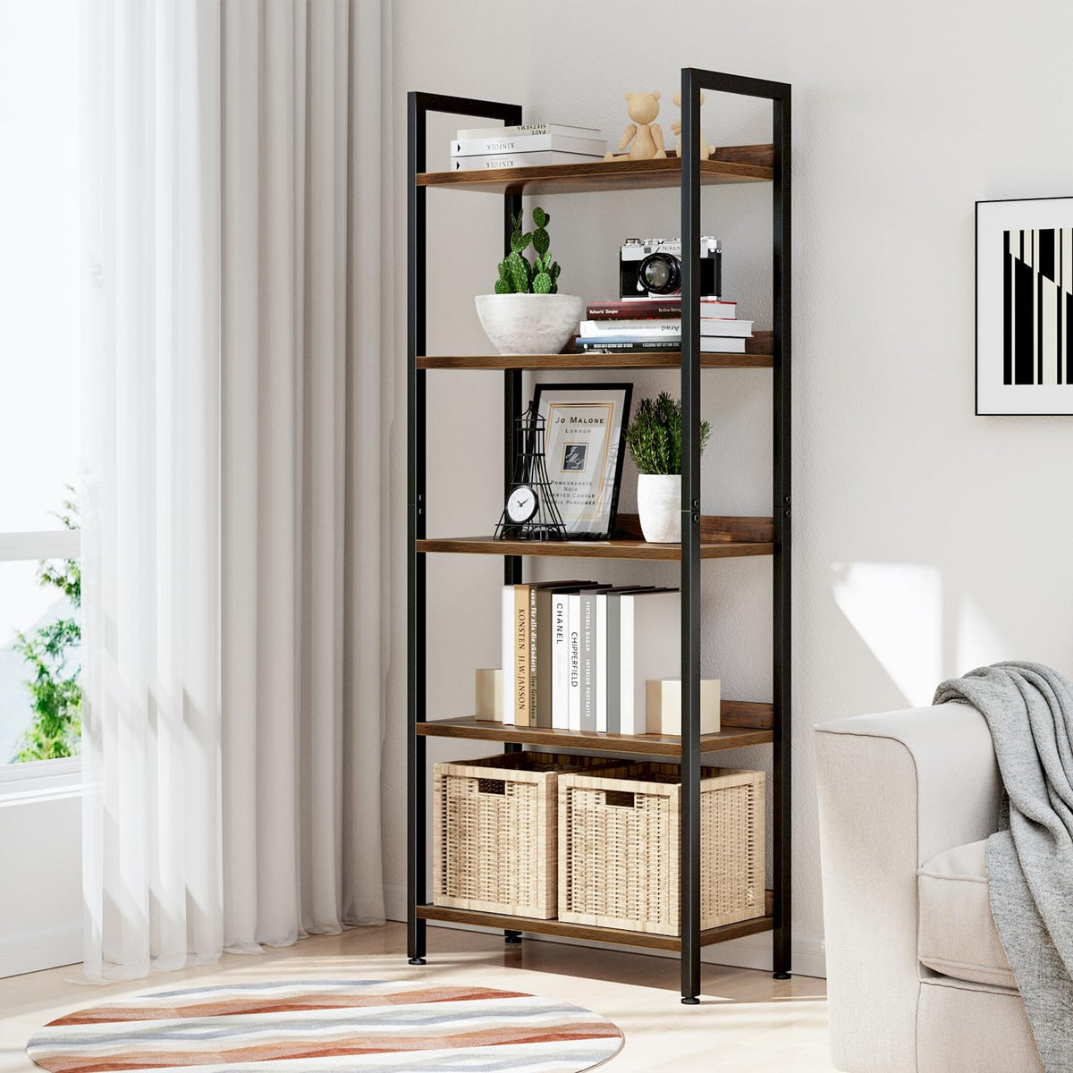 5 Tier Freestanding Bookshelf R231189