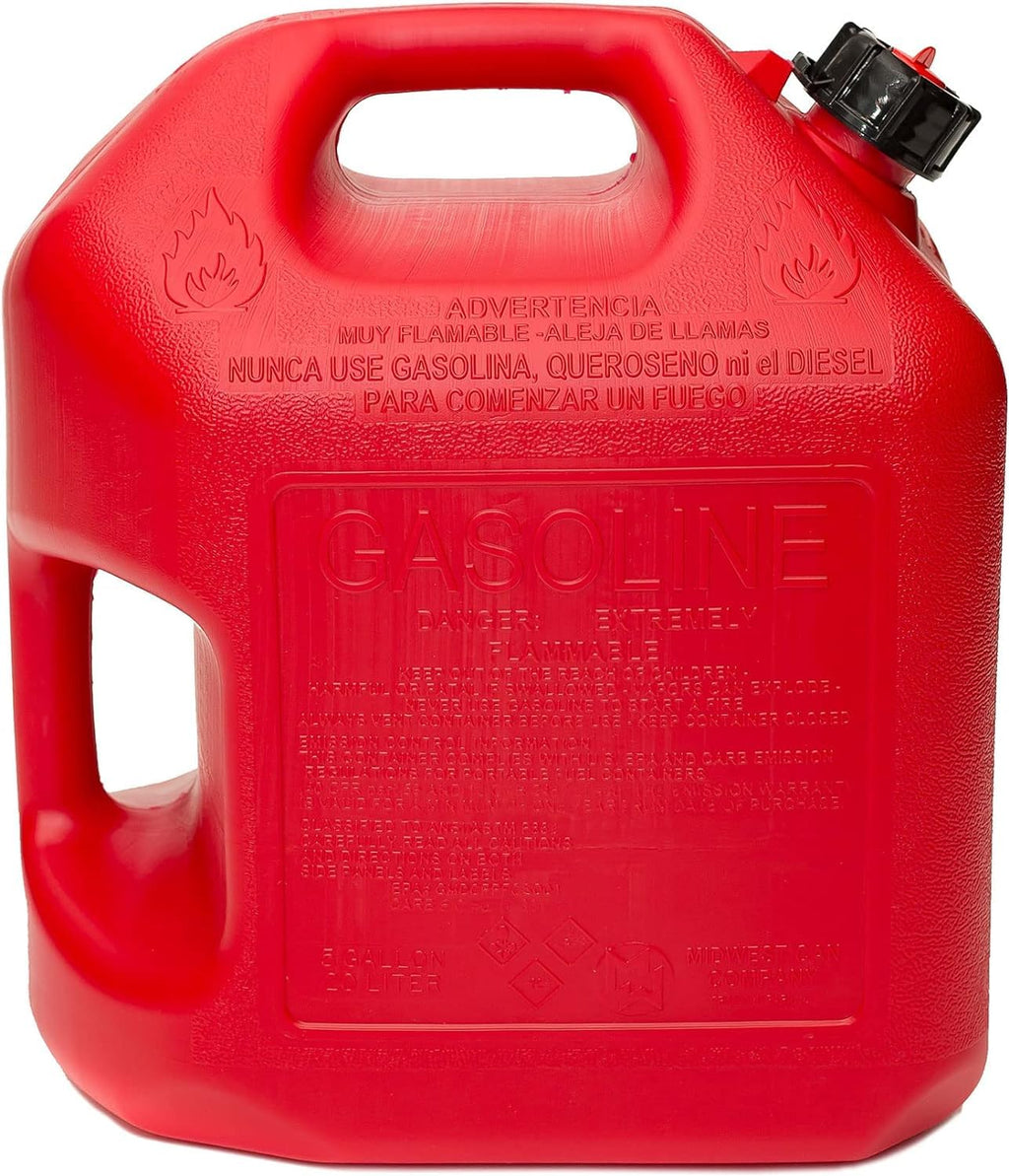 5 Gallon Gas Can Fuel Container with Spout 2 Pack Q358180