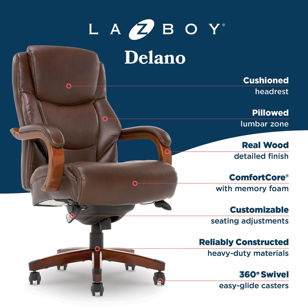 Big and Tall Leather Executive Office Chair T85740