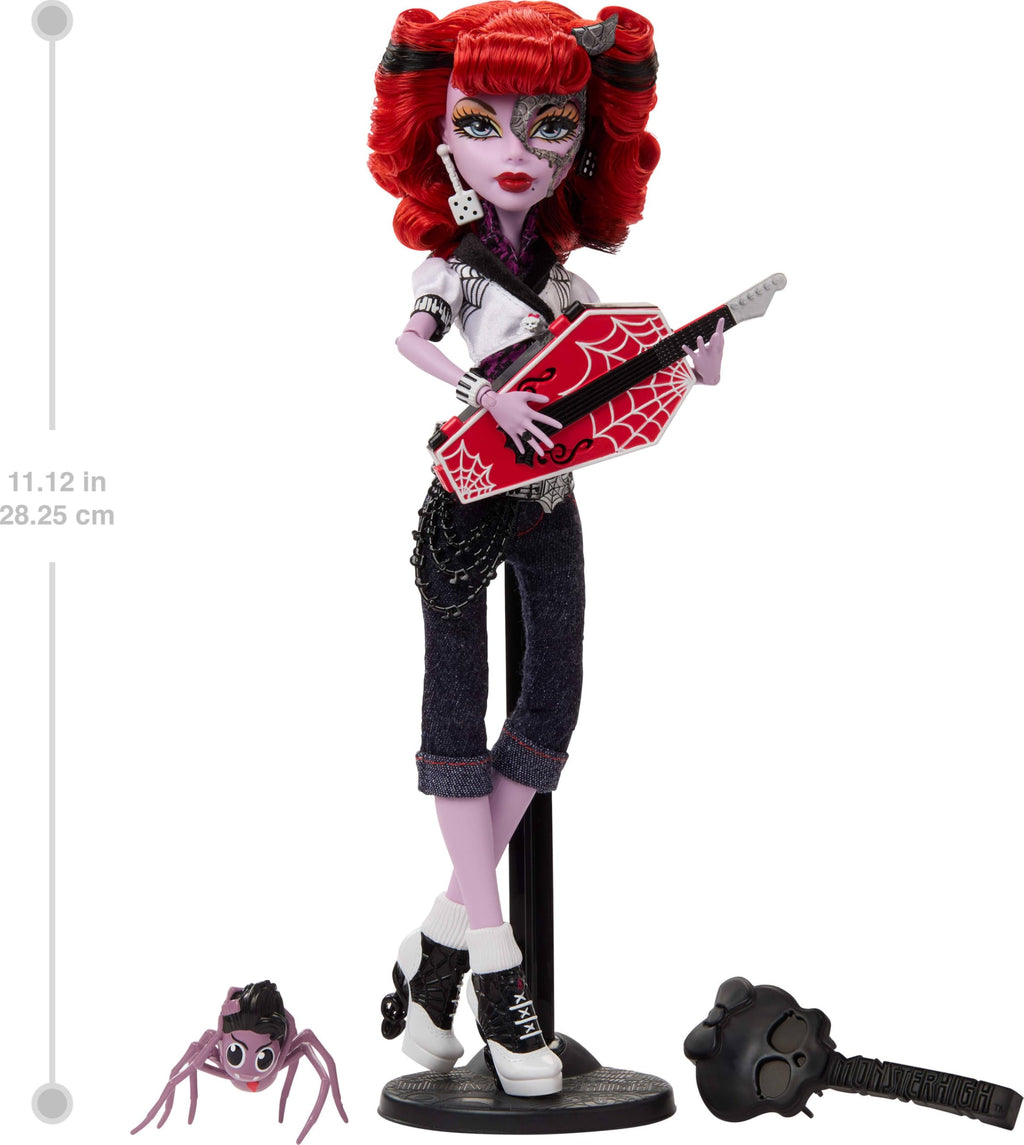 Monster High Operetta Doll with Doll Stand, Diary, and Pet Spider D208