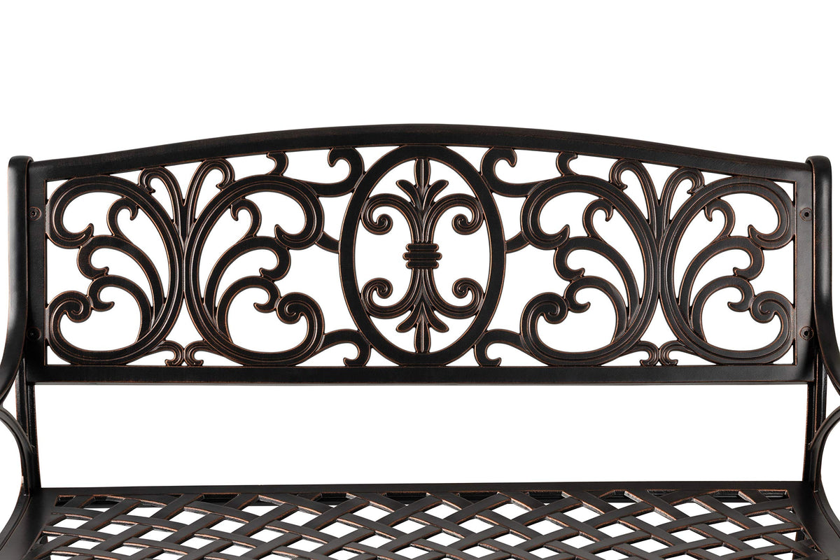 Cast Aluminum Bench N83756