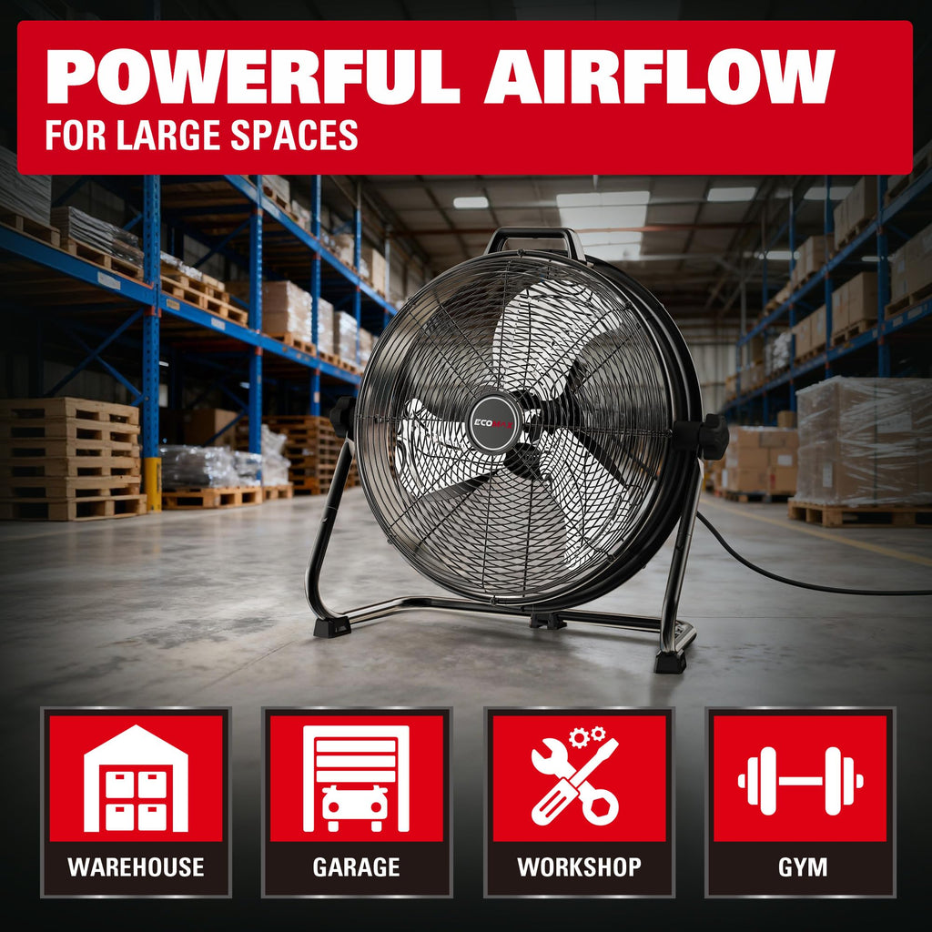 20-Inch 2300 CFM 3-Speed Industrial Drum Fan R627320