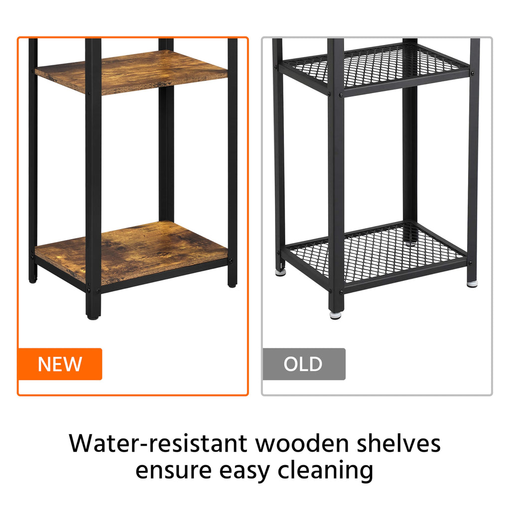 30 Inch 3-Tier Narrow Side Table S842491