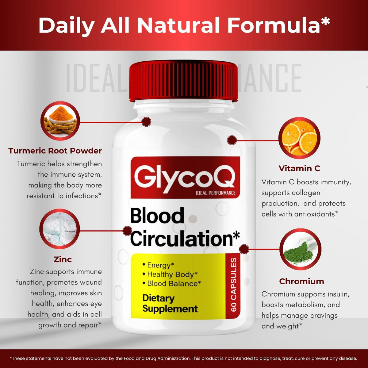 All Natural Circulation Supplement Capsules 2 Pack G4549