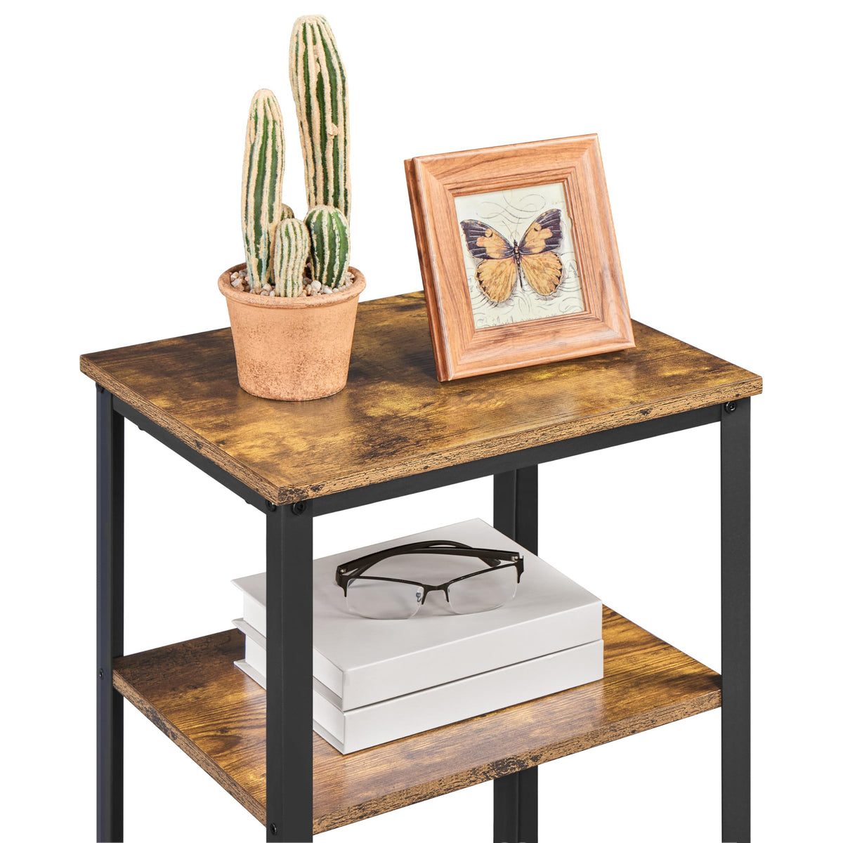 30 Inch 3-Tier Narrow Side Table S842491