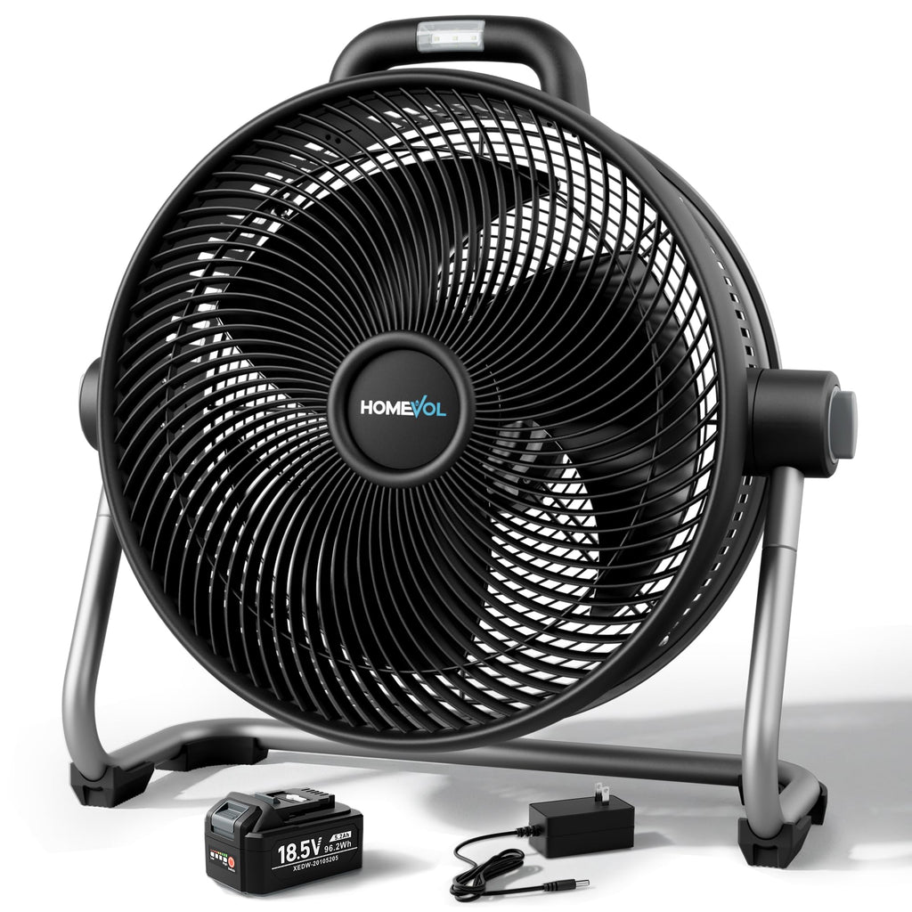 20 Inch Cordless Rechargeable Battery Powered Floor Fan M42644