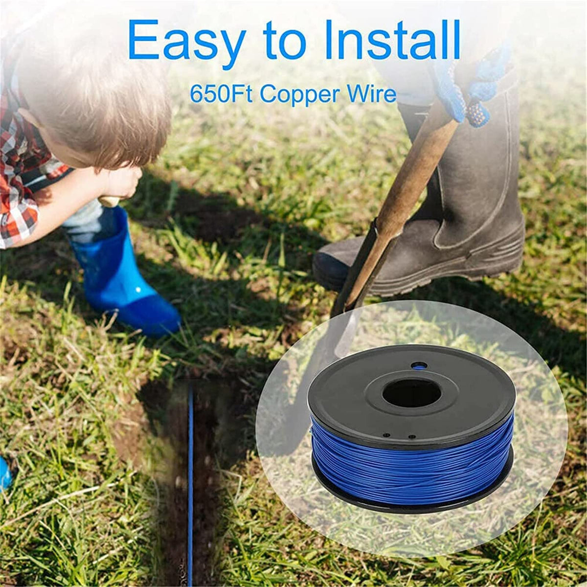 In-Ground Electric Dog Fence up to 1/2 Acre Q119060