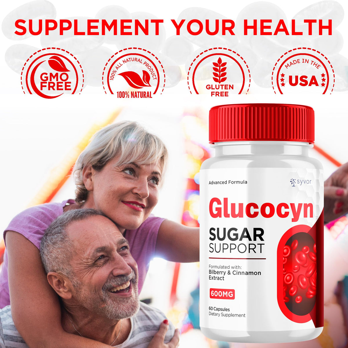 Glucocyn Capsules 180 Capsules F60825