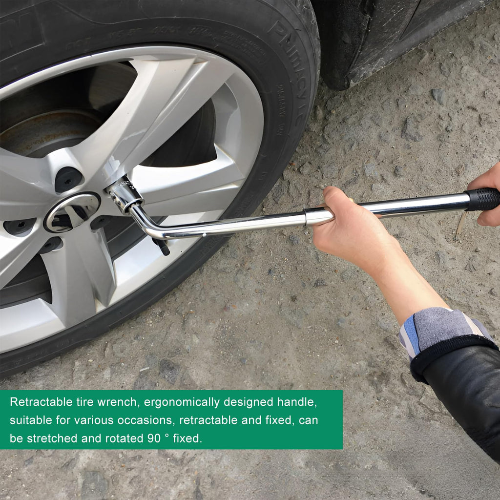 2 Ton Portable Scissor Jack Kit with Lug Wrench U1118