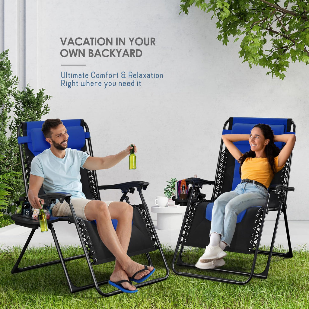 Oversized Zero Gravity Chair Set of 2 M640248