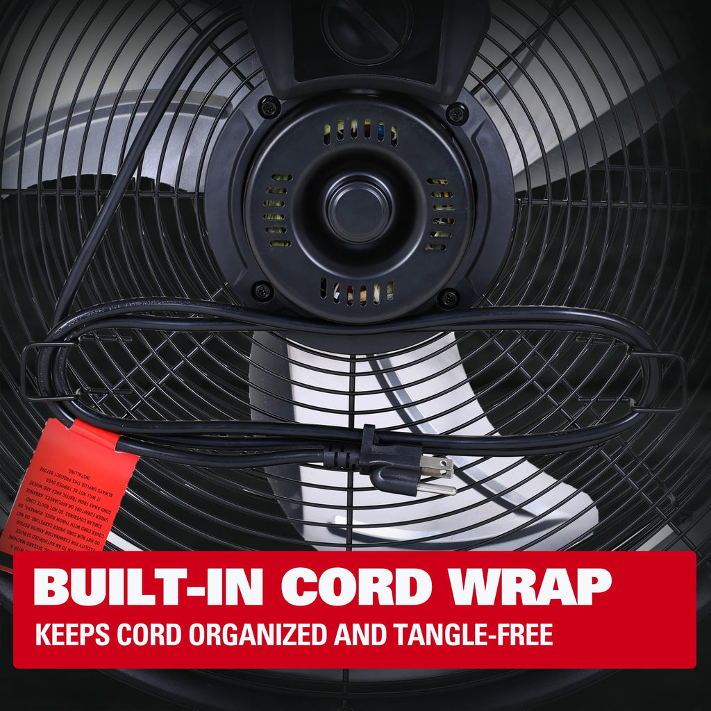 20-Inch 2300 CFM 3-Speed Industrial Drum Fan R627320