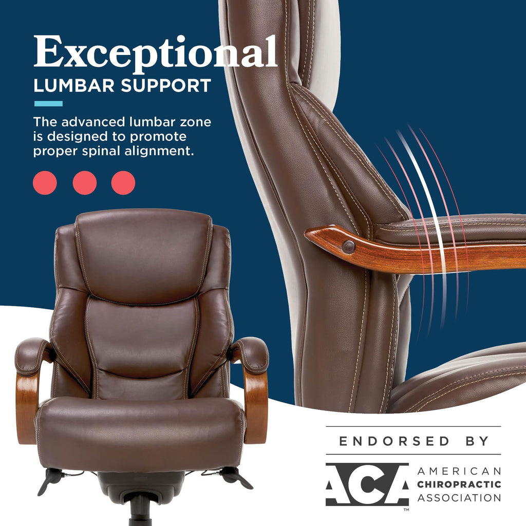 Big and Tall Leather Executive Office Chair T85740