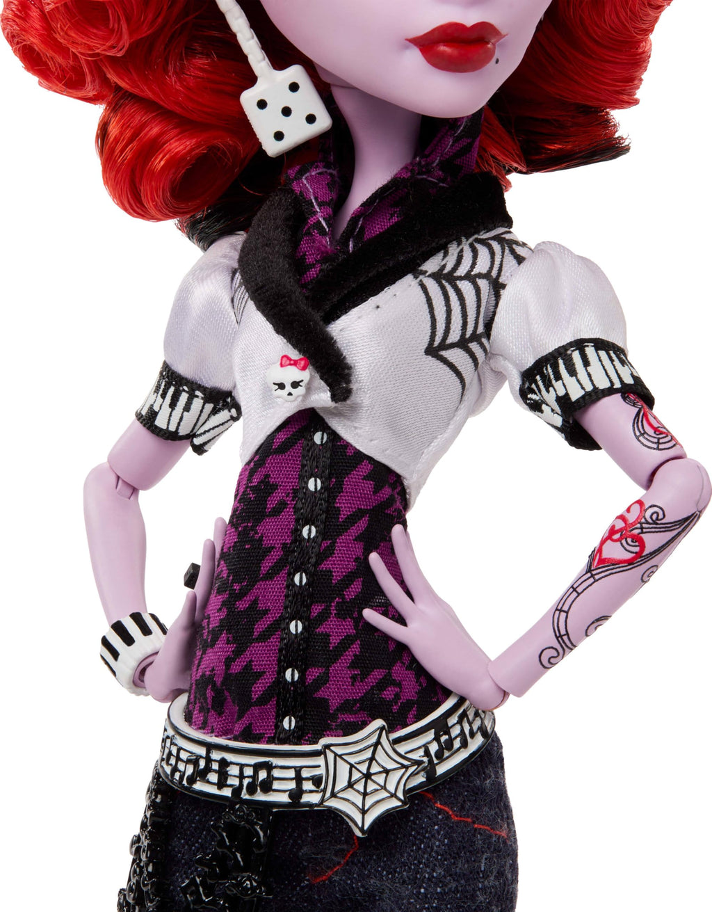Monster High Operetta Doll with Doll Stand, Diary, and Pet Spider D208
