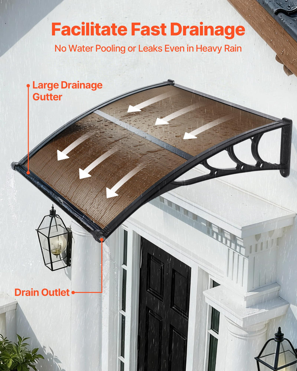 38" x 40" Door Window Awning G639337