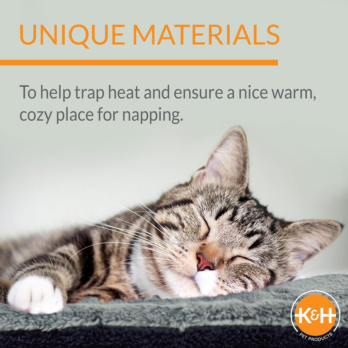 Self-Warming Cat Bed Pad Small 21 X 17 Gray Black D215857